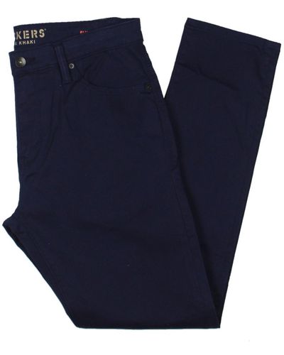 Dockers Woven Slim-fit Khaki Pants - Blue
