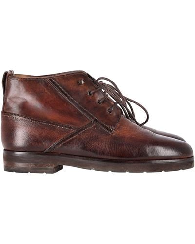 Berluti Lace Up Boots - Brown