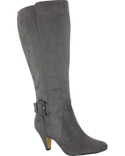 Bella Vita Troy Ii Faux Suede Tall Knee-high Boots - Gray