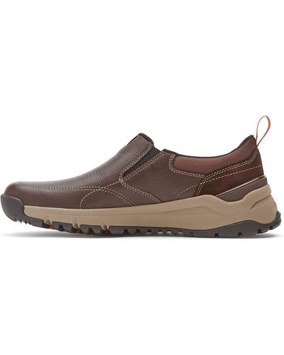 Dunham Men's Glastonbury Slip On Sneaker - 4e/extra Wide - Brown