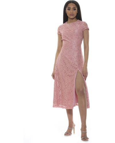 Alexia Admor Riley Lace Dress - Pink