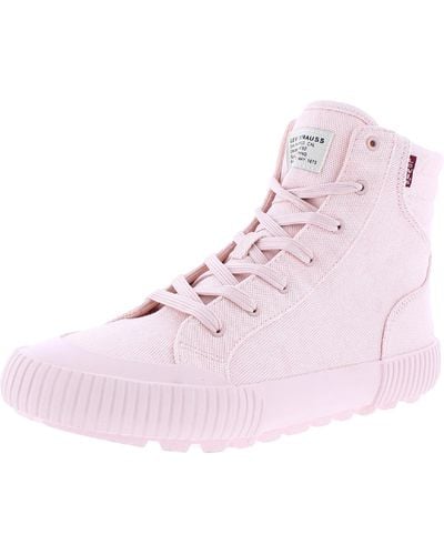 Levi's Olivia Df Faux Leather Lifestyle Casual And Fashion Sneakers - Pink