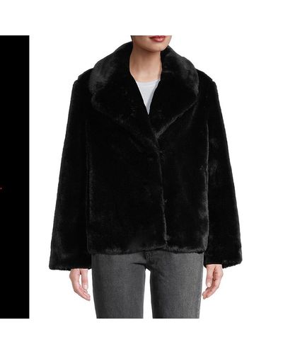 Apparis Milly Plant-based Faux-fur Coat - Black