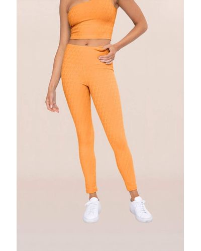 Mono B Geo Spiral legging - Orange