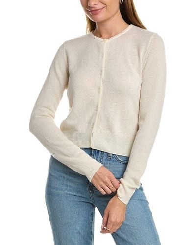 Forte Boyfriend Cardigan Cashmere in Gray Lyst