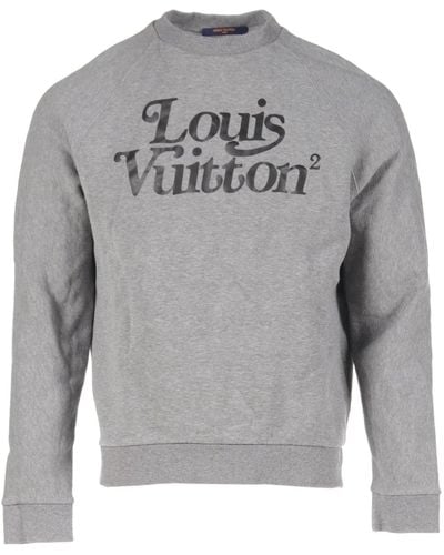 Louis Vuitton * Nigo Squared Lv Sweatshirt Cotton Gray