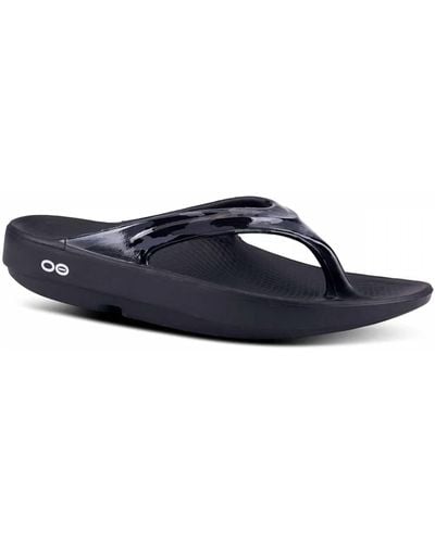 OOFOS Oolala Thong Limited Sandal - Blue