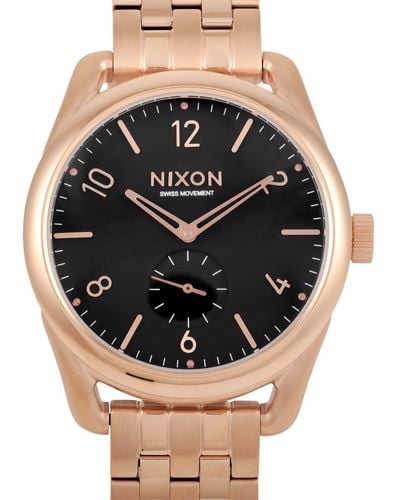 Nixon C39 Ss All Rose Gold 39 Mm Stainless Steel Watch A950 1932 - Pink