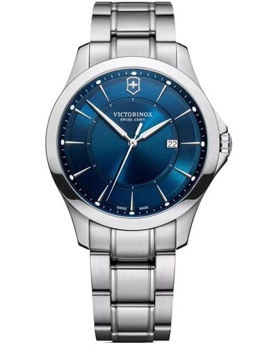 Victorinox Alliance Blue Dial Watch - Metallic