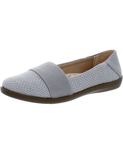 LifeStride Arch Support Slip On Loafers - Gray