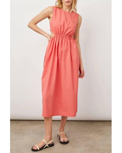 Rails Yvette Dress In Spiced Coral - Pink