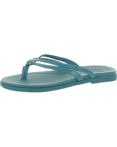 Naturalizer Daisy Studded Slip On Thong Sandals - Blue