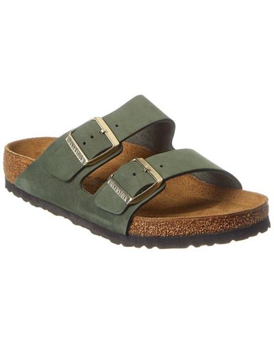 Birkenstock Arizona Bs Leather Sandal - Green