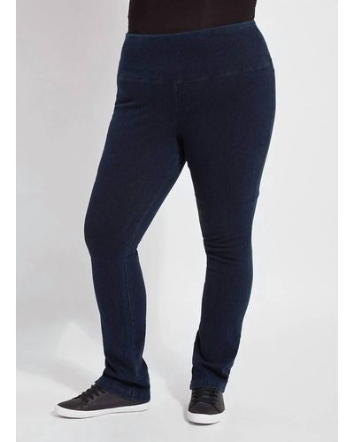 Lyssé Denim Straight Leg Jeans - Blue