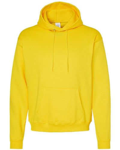 Hanes Ecosmart Hooded Sweatshirt - Yellow