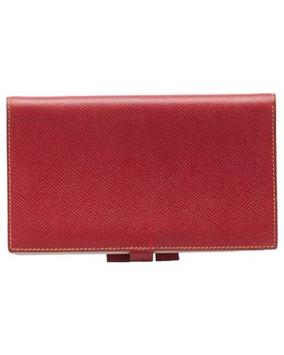 Hermès Vision Leather Wallet (pre-owned) - Red