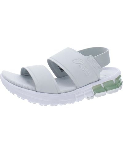 Asics Gel-quanum0 Sd Fo Lifestyle Slip On Slingback Sandals - Blue