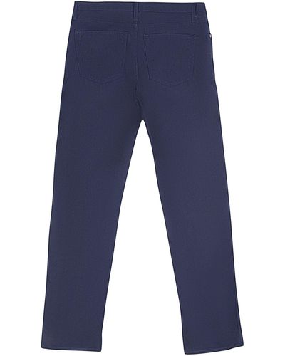 Freemans Sporting Club Navy Cotton Woven Pants - Blue