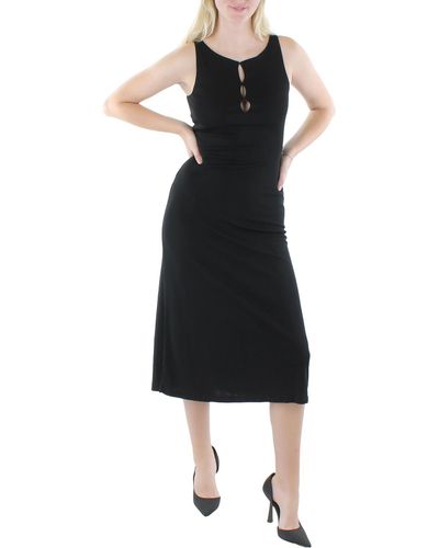 Lauren by Ralph Lauren Keyhole Long Maxi Dress - Black