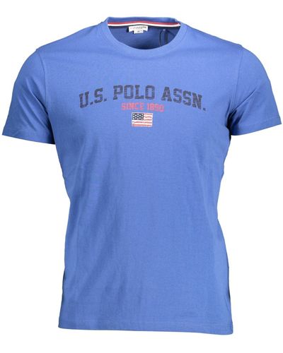 U.S. POLO ASSN. U. S. Polo Assn. Classic Crew Neck Cotton Tee - Blue