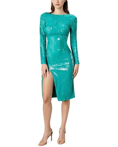Dress the Population Party Knee-length Bodycon Dress - Green