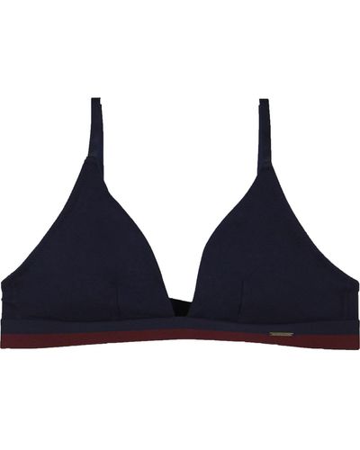 Vince Camuto Plunge Casual Bralette - Blue