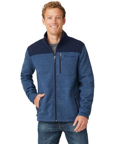 Free Country Frore Ii Sweater Fleece Jacket - Blue