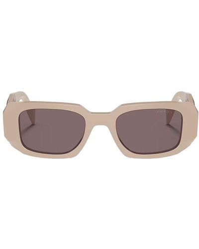 Prada Pr 17ws Vyj6x1 49mm Rectangular Sunglasses - Gray