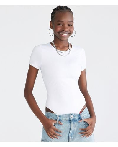 Aéropostale Seriously Soft Seamless Cropped Corset Tank