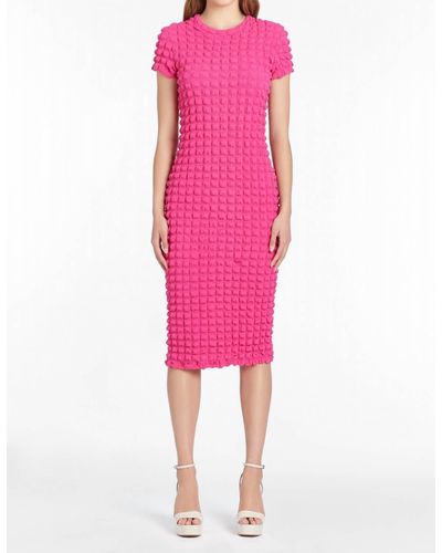 Amanda Uprichard Rosaria Midi Dress - Pink