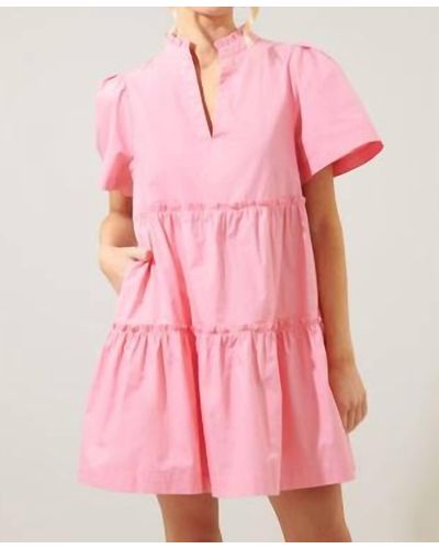 Sugarlips The Julissa Babydoll Mini Dress - Pink