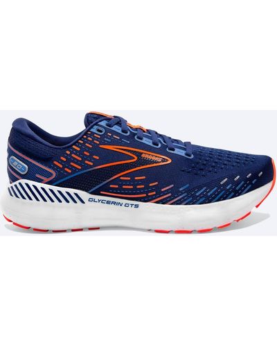Brooks Glycerin Gts 20 Running Shoes - D/medium Width - Blue