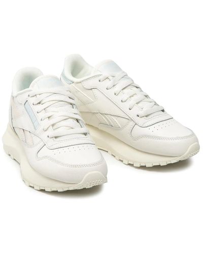 Reebok Classic Leather Sp Gx8690 Chalk Low Top Sneaker Shoes Nr6583 - White