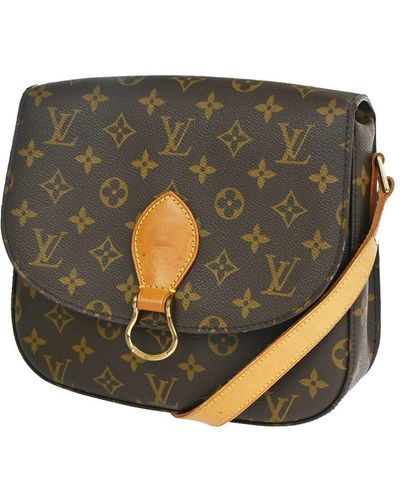 Louis Vuitton Saint Cloud Canvas Shoulder Bag (pre-owned) - Green