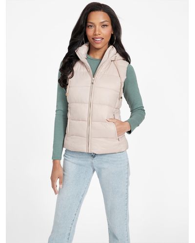 Guess Factory Alberta Padded Vest - Blue