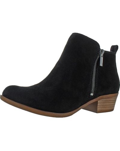 Lucky Brand Basel Booties Ankle Boots - Black