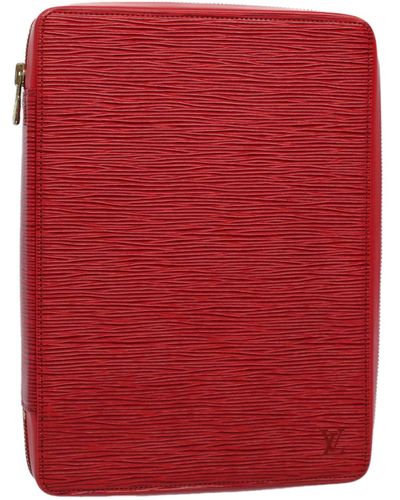 Louis Vuitton Agenda Cover Leather Wallet (pre-owned) - Red