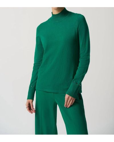 Joseph Ribkoff Mock Neck Sweater - Green