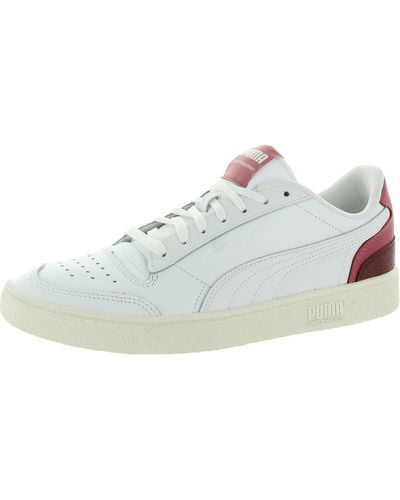 PUMA Ralph Sampson Leather Exercise Athletic And Training Shoes - Gray