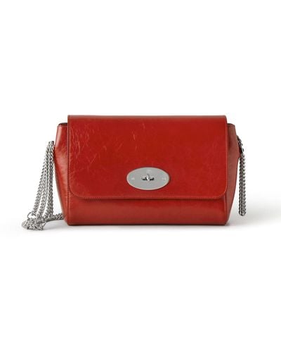 Mulberry Medium Triple Chain Lily - Red