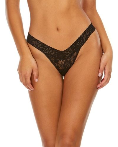 Hanky Panky Daily Lace Petite Thong - Brown