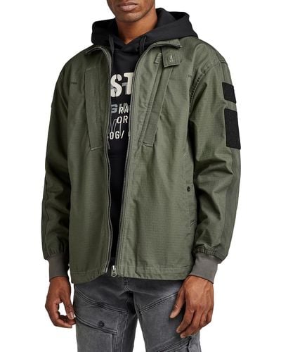 G-Star RAW Lightweight Cold Weather Bomber Jacket - Gray