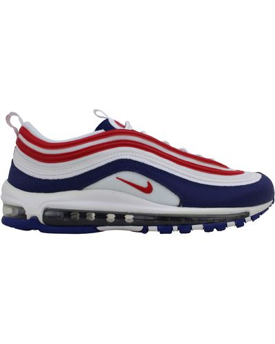Nike air max 97 white cheap university red