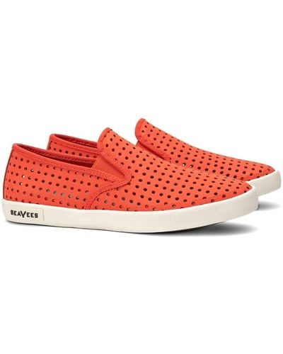 Seavees Baja Slip On Portal Sneaker - Red