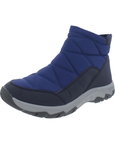 Easy Spirit Tru 2 Quilted Cold Weather Winter & Snow Boots - Blue