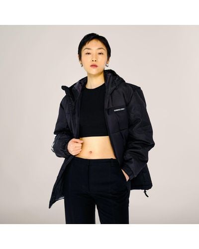 Members Only Oversized Puffer Jacket - Blue