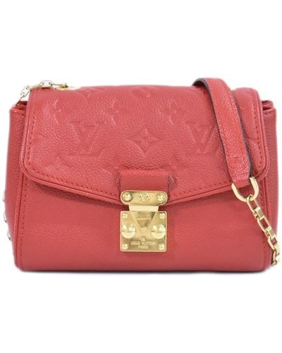 Louis Vuitton Empreinte Leather Shoulder Bag (pre-owned) - Red