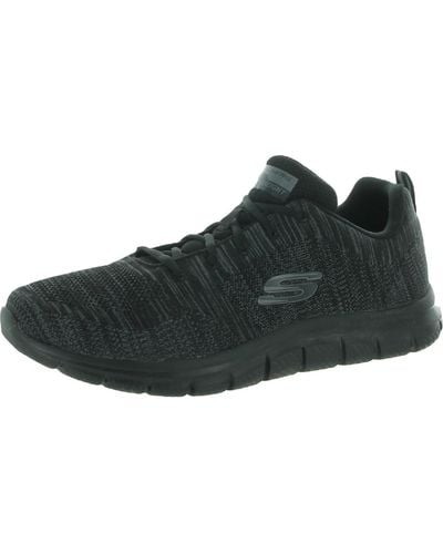 Skechers Track-front Runner Memory Foam Fitness Athletic And Training Shoes - Black