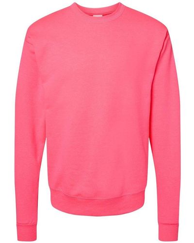 Hanes Ecosmart Crewneck Sweatshirt - Pink