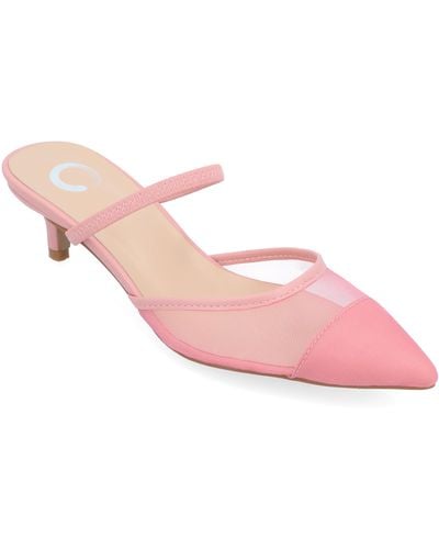 Journee Collection Collection Allana Pump - Pink